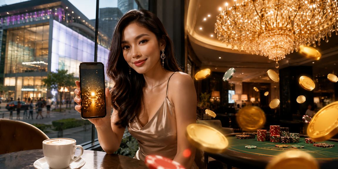 Pengguna Kuala Lumpur mengakses platform luky88 melalui telefon pintar untuk hiburan dalam talian