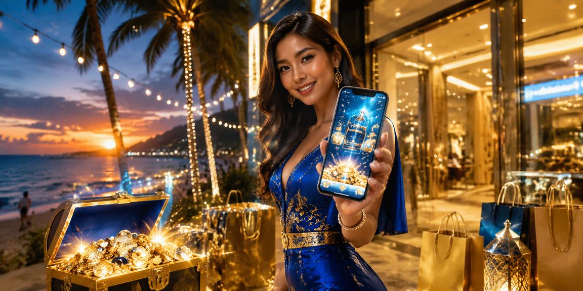 Antaramuka aplikasi luky88 di telefon bimbit